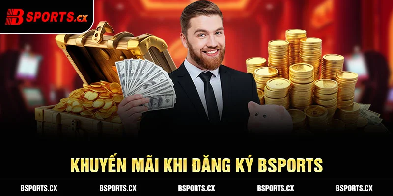 Ảnh: Khuyến mãi khi đăng ký Bsports